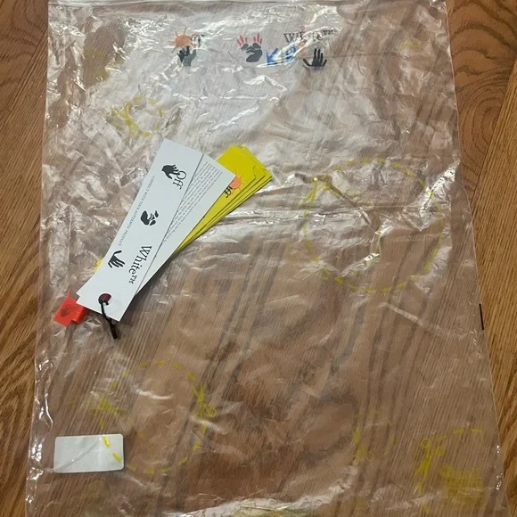 Off-White Pink Black Arrow Scarf Knit (kid) Logo Streetwear Authentic - Picture 3 of 3